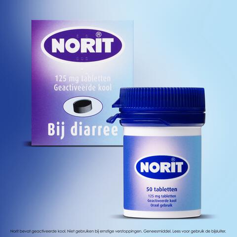 Norit 125 mg 50 tabletten