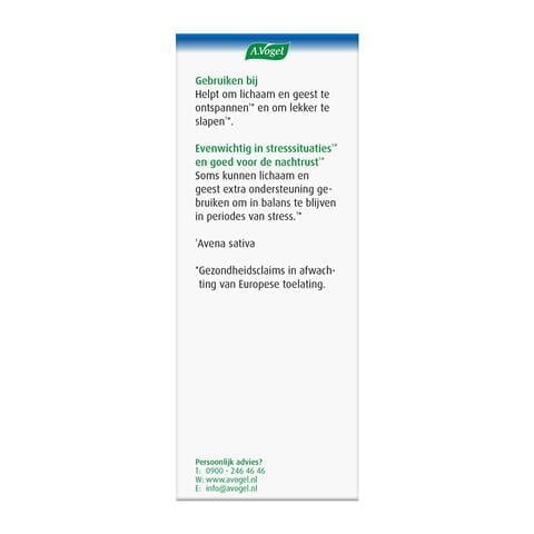 A.Vogel Avena Sativa Evenwichtig in Stresssituaties1* Druppels 100 ML