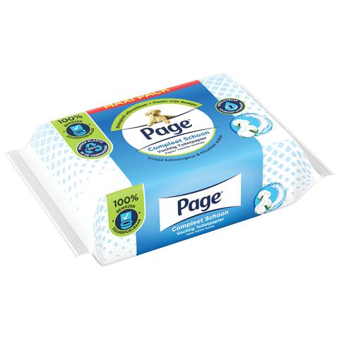 Page Vochtig Toiletpapier Compleet Schoon Maxi Voordeelverpakking