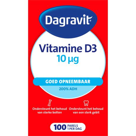 Dagravit Vitamine D pearls 10 μg 100 parels