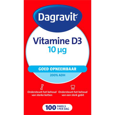 Dagravit Vitamine D pearls 10 μg 100 parels