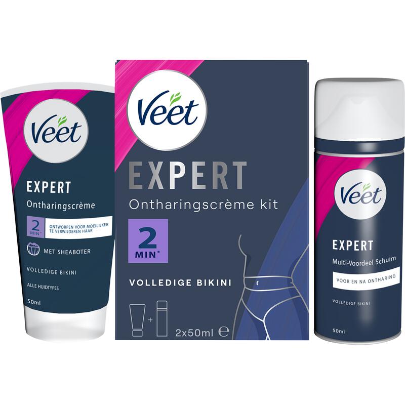 Veet Expert Bikini Ontharingscrème Kit 200 ML