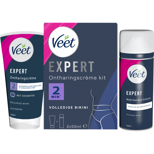 Veet Expert Bikini Ontharingscrème Kit 200 ML