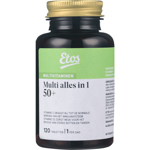 Etos Multi Vitamine Alles in 1 50+ Tabletten 120 stuks