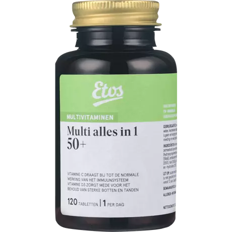Etos Multi Vitamine Alles in 1 50+ Tabletten 120 stuks