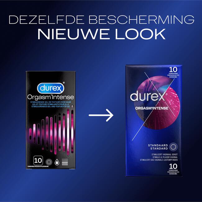 Durex Condooms Orgasm Intense met Ribbels 10 stuks