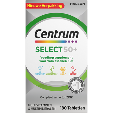 Centrum Select 50+ Multivitaminen Tabletten 180 — 180 stuks