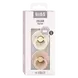 BIBS Colour Fopspeen Rond Latex Maat 1 Ivory/Blush 2 stuks