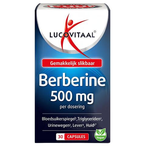 Lucovitaal Berberine Puur 500 mg 30 stuks