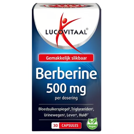 Lucovitaal Berberine Puur 500 mg 30 stuks