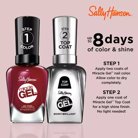 Sally Hansen Miracle Gel Nagellak 440 Dig Fig Rood 14,7 ML