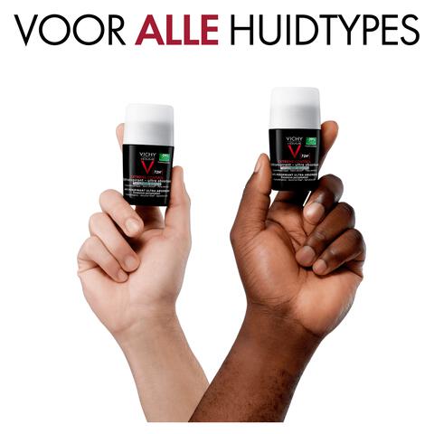 Vichy Homme Deodorant Roller 72U 50 ML