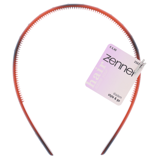Zenner Diadeem�Small�Strass 10mm Bruin
