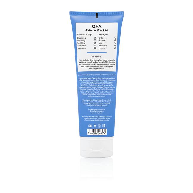 Q+A Salicylic Acid Body Wash 250 ml