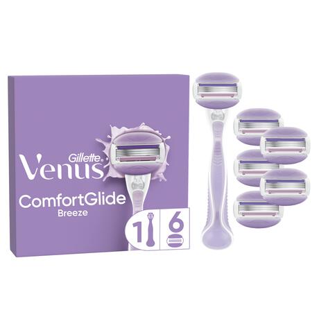 Gillette Venus Breeze Scheersysteem Met 6 Navulmesjes