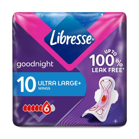 Libresse Ultra Thin Maandverband Goodnight 10 stuks