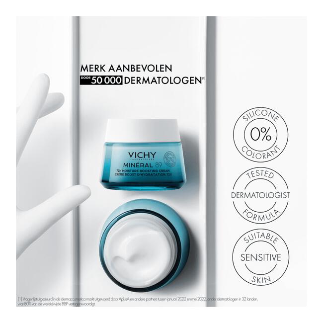 Vichy Minéral 89 Dagcrème Zonder Parfum 50 ML