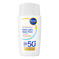 NIVEA SUN UV Face Specialist Ultra Light Daily Fluid Light Tinted SPF50+ 40 ML