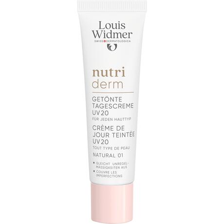 Louis Widmer Nutriderm Getinte Dagverzorging SPF20 Naturel 01 Zonder Parfum 30 ML