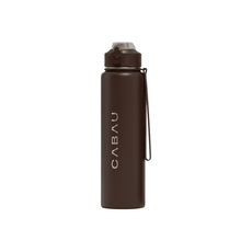 CABAU Bloom Bottle - Stainless Steel Brown