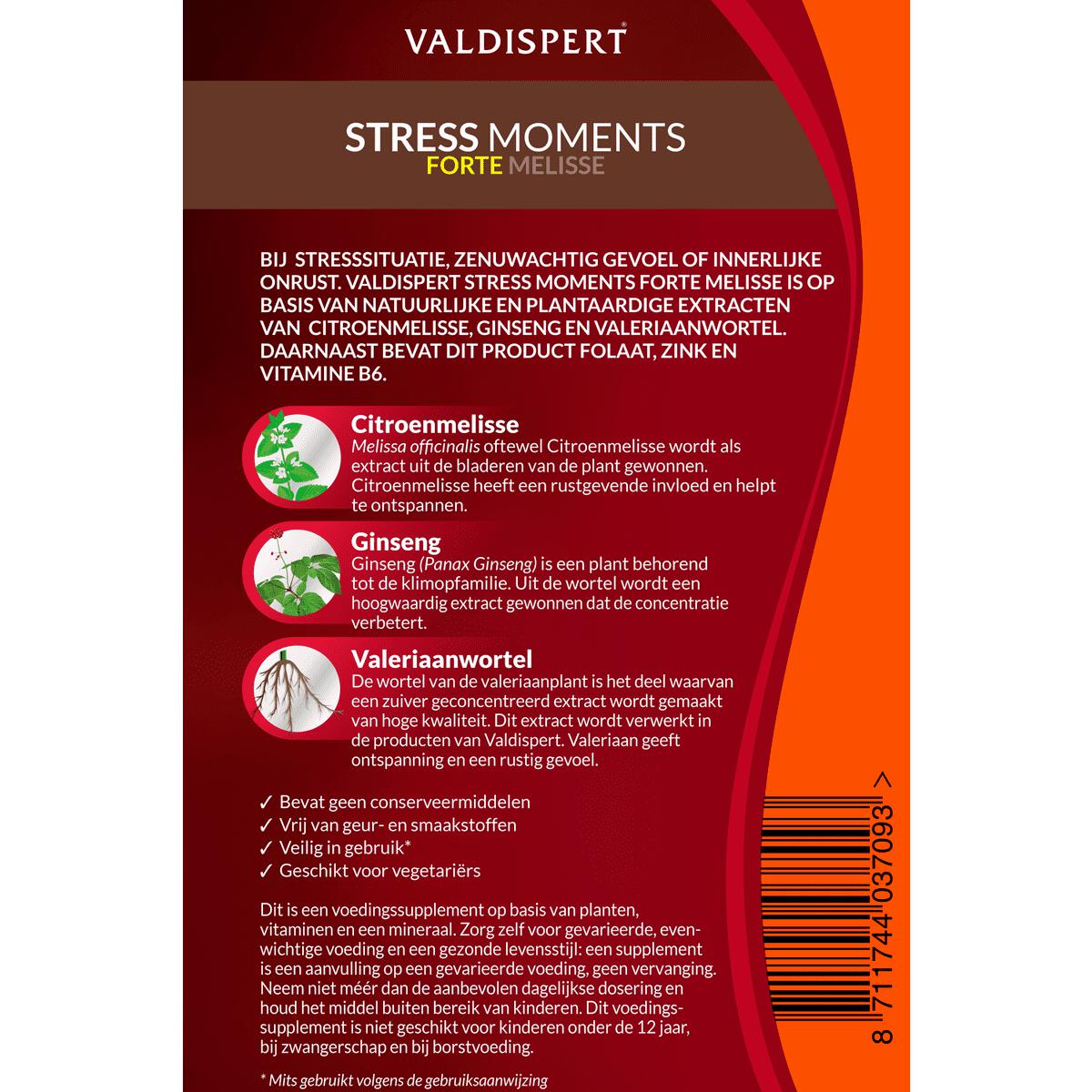 valdispert stress moments forte 20 tabletten