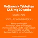 Voltaren K 12,5 MG Pijnstiller Omhulde Tabletten Diclofenac-Kalium 20 stuks