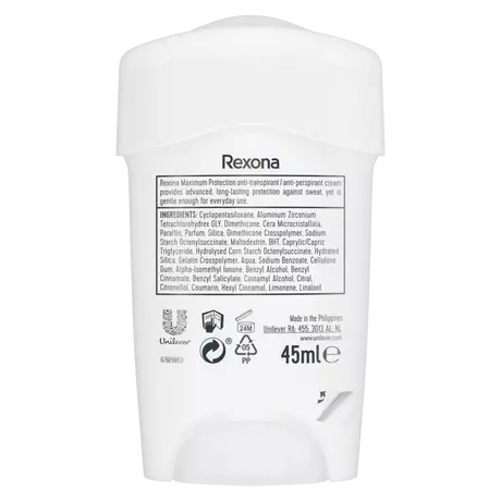 Rexona Woman Maximum Protection Clean Scent Deodorant Stick 45 ML