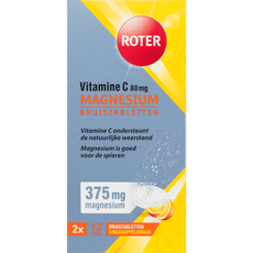 Roter Magnesium Bruistablet met Vitamine C