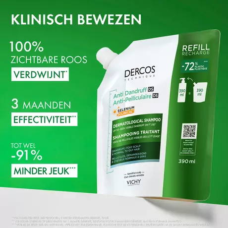 Vichy Dercos Anti-Roos DS Shampoo NH/VH Navulling 390 ML