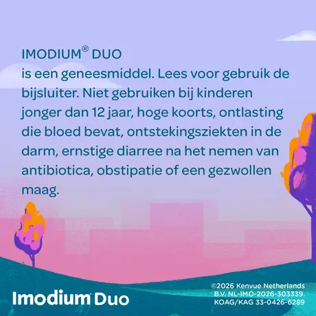 Imodium Duo 6 stuks