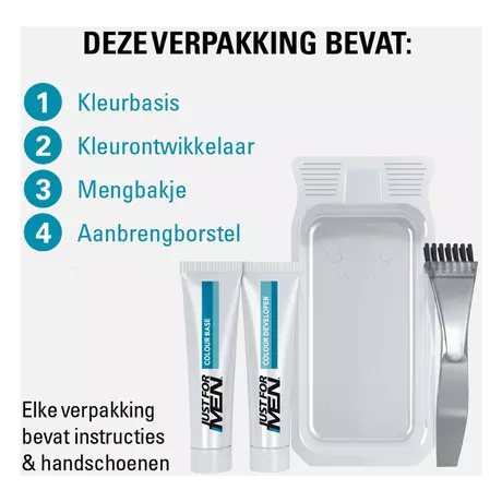 Just For Men Snor & Baard Donkerbruin M45