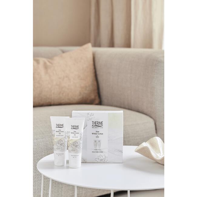 Therme Zen White Lotus Shower Satin & Hand Balm set