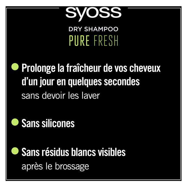 Syoss Pure Fresh Droogshampoo 200 ML