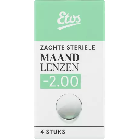 Etos Zachte Maandlenzen -2.00 4 stuks