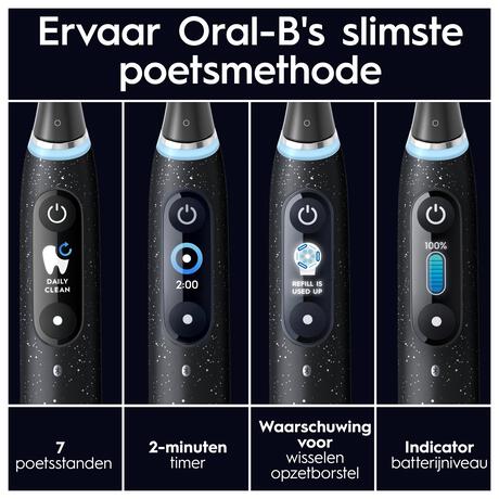 Oral-B iO 10 Zwart Elektrische Tandenborstel 