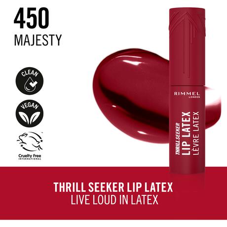Rimmel London Thrill Seeker Lip Latex 450 Majesty