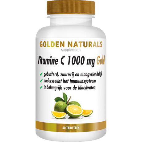 Golden Naturals Vitamine C 1000 mg Gold Tabletten 60 stuks
