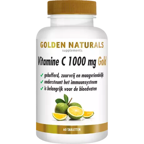 Golden Naturals Vitamine C 1000 MG Gold Tabletten 60 stuks