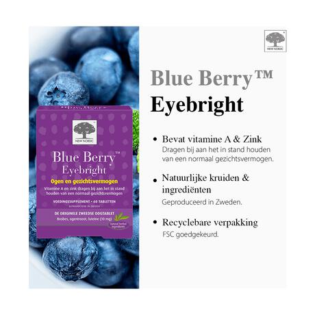New Nordic Blue Berry Eyebright Tabletten