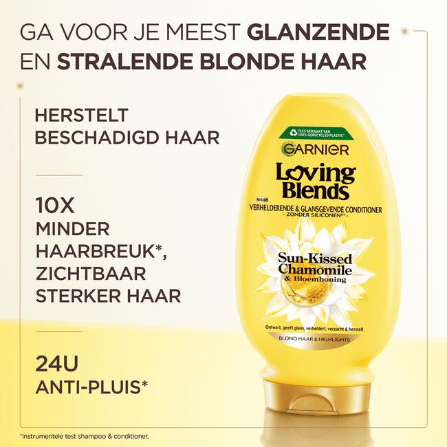 Garnier Loving Blends Sun-Kissed Chamomile & Bloemenhoning Conditioner 250 ML