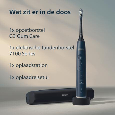 Philips Sonicare Elektronische Tandenborstel 7100 Series Marineblauw HX7423/09&nbsp;