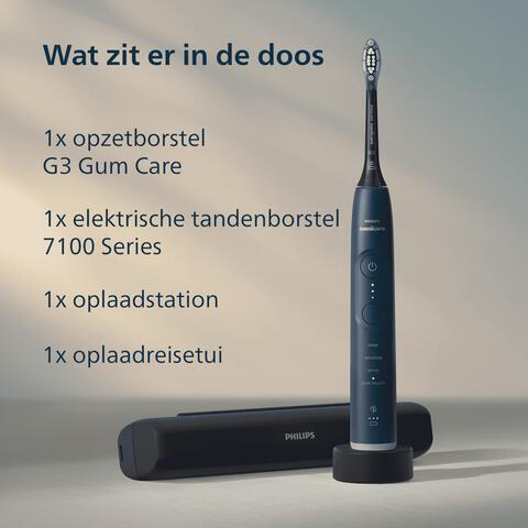 Philips Sonicare Elektronische Tandenborstel 7100 Series Marineblauw HX7423/09&nbsp;