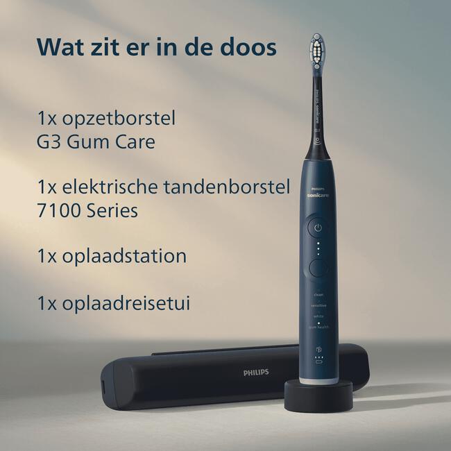 Philips Sonicare Elektronische Tandenborstel 7100 series marineblauw - HX7423/09