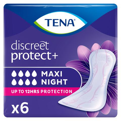TENA Discreet Protect+ Maxi Night Incontinentieverband 6 stuks