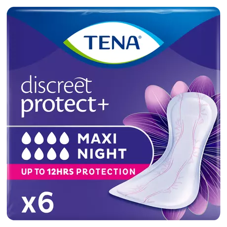 TENA Discreet Protect+ Maxi Night Incontinentieverband 6 stuks