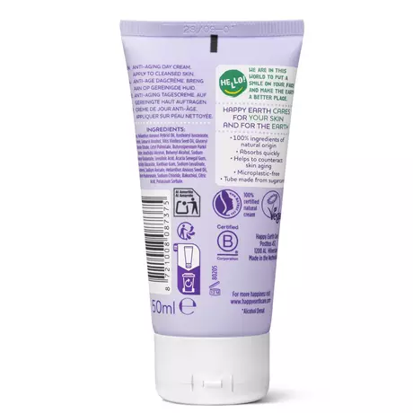 Happy Earth 100% Natuurlijke Face Care Anti-Age Day Cream 50 ML
