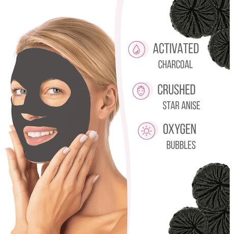 7th Heaven Charcoal Detox Bubbel Sheet Masker