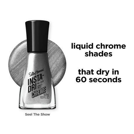 Sally Hansen Insta-Dri Chrome Nagellak - Zilver - 126 Steel the Show