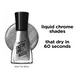 Sally Hansen Insta-Dri Chrome Nagellak Zilver 126 Steel the Show