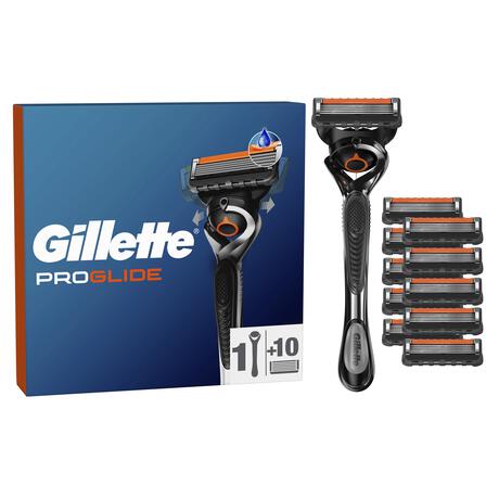 Gillette ProGlide Scheersysteem Met 10 Navulmesjes